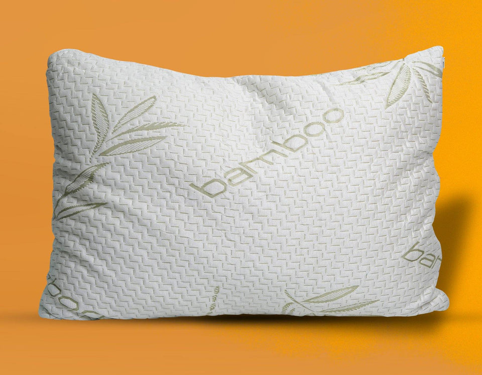 Bamboo King, Queen 2 Pack Adjustable Shredded Memory Foam Pillow