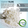 Bamboo Derived Viscose and Polyester Pillow, Best Pillow for Sleeping with washable Covers