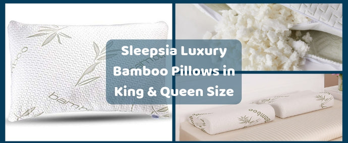 Sleepsia Luxury Bamboo Pillows in King & Queen Size