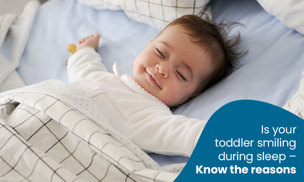 Toddler Smiling During Sleep