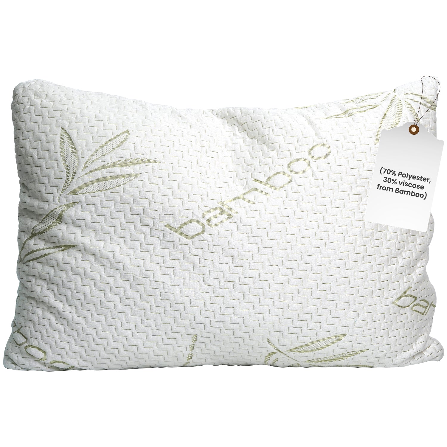 Premium Orthopedic Contour Memory Foam Pillow Organic Bamboo Fabric Premium Orthopedic Contour Memory Foam Pillow Organic Bamboo Fabric