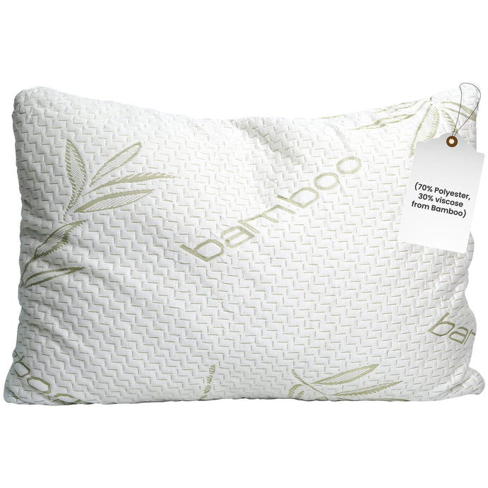 Bamboo Derived Viscose and Polyester Pillow, Best Pillow for Sleeping with washable Covers