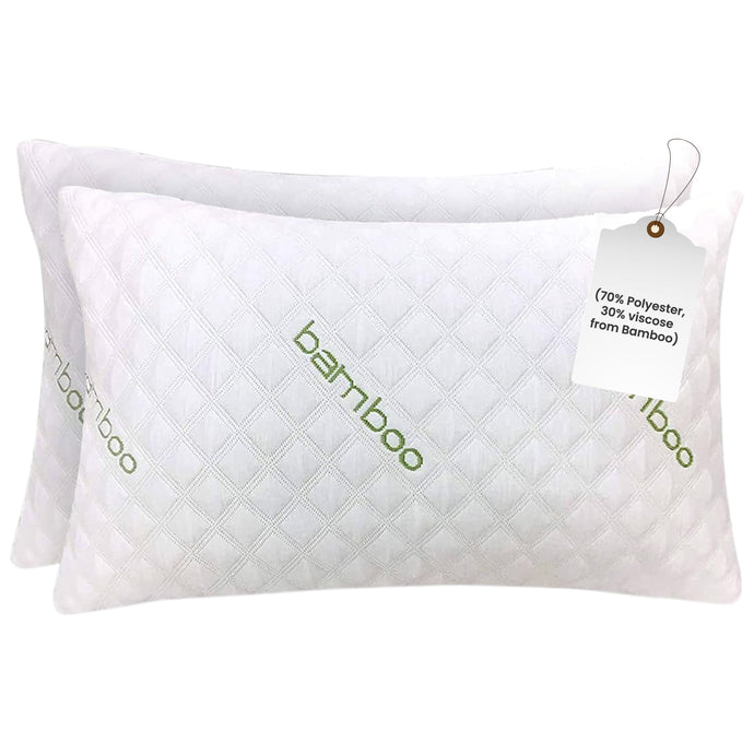 Dropship Bamboo Memory Foam Pillow Hypoallergenic Bed Pillow For