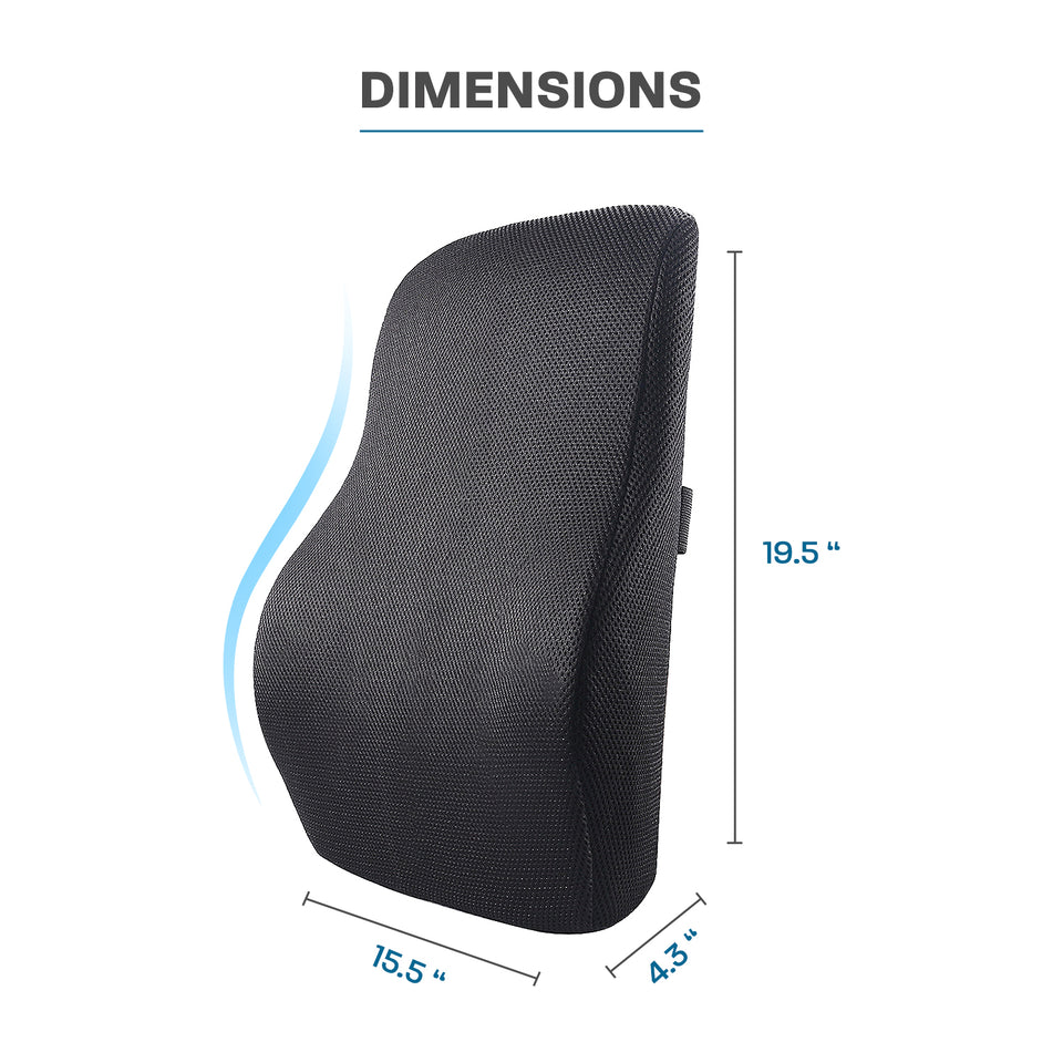 Lumbar Support Pillow Car Seat Back Cushion for Office Chair
