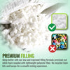 IK Bamboo Pillow (2-Pack) - Shredded Memory Foam Pillow Adjustable