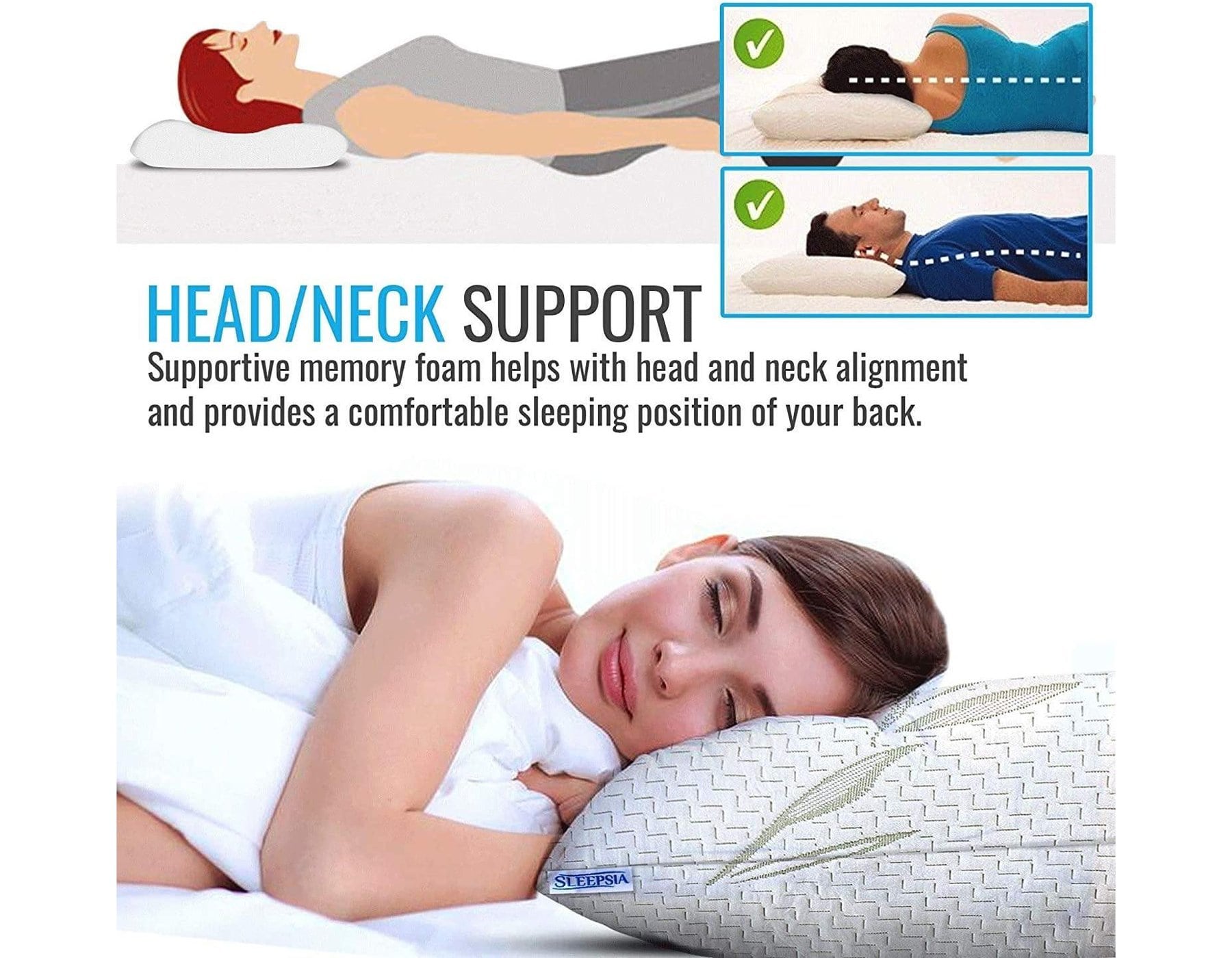 Adjustable Neck Roll Pillow for Improved Posture and Back Pain