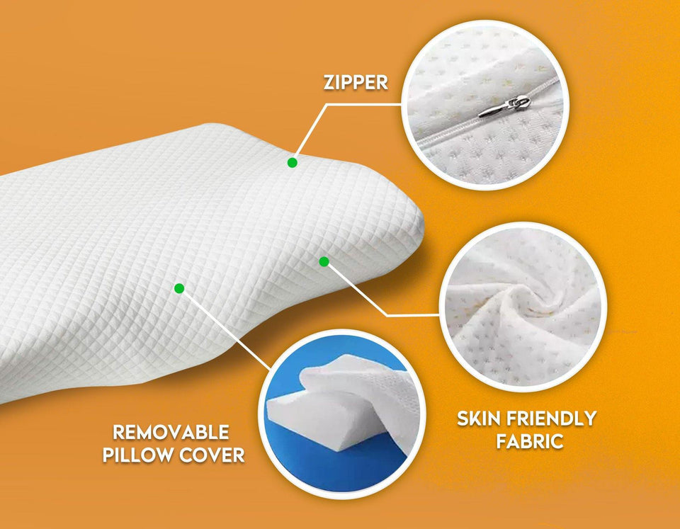 Side Sleeper Cervical Neck Pillow Orthopedic Memory Foam Back