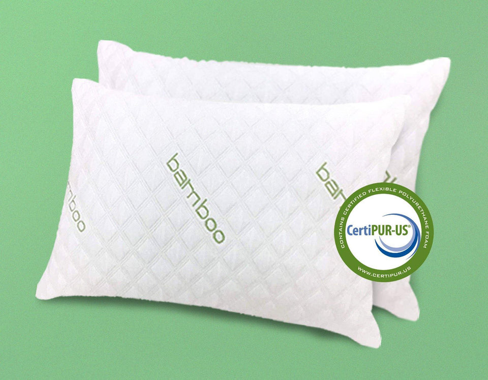 IK 2 Pack Pillow - Shredded Memory Foam Pillow Adjustable