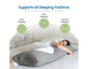 Full Body Pillow for Side Sleepers | Shredded Memory Foam Pillow