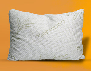 Bamboo King, Queen 2 Pack Adjustable Shredded Memory Foam Pillow