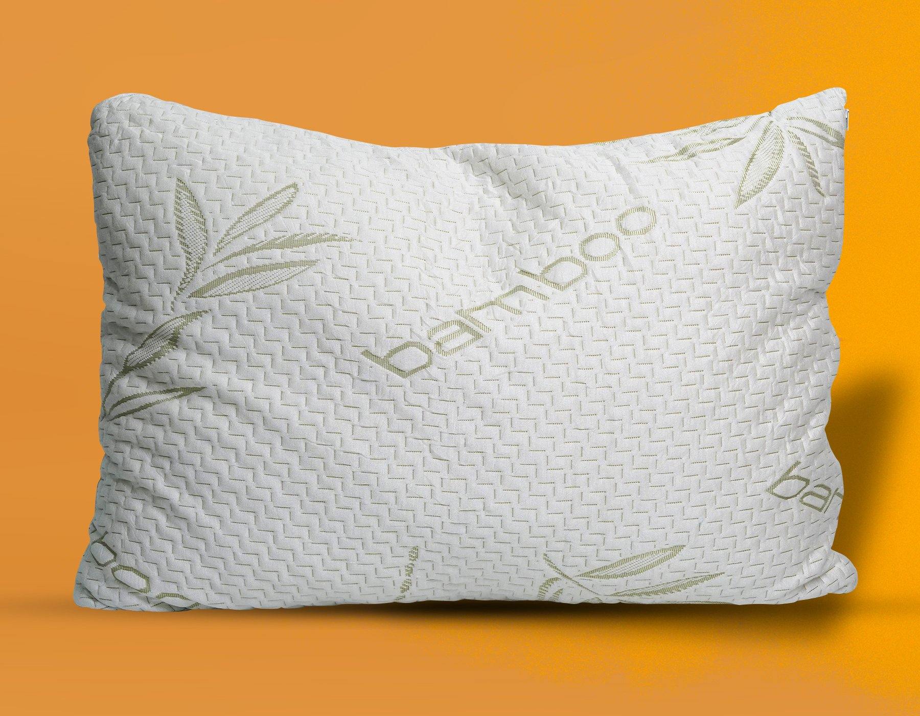 ASMILITY 2 Pack Shredded Memory Foam Bed Pillows for Sleeping Adjustab